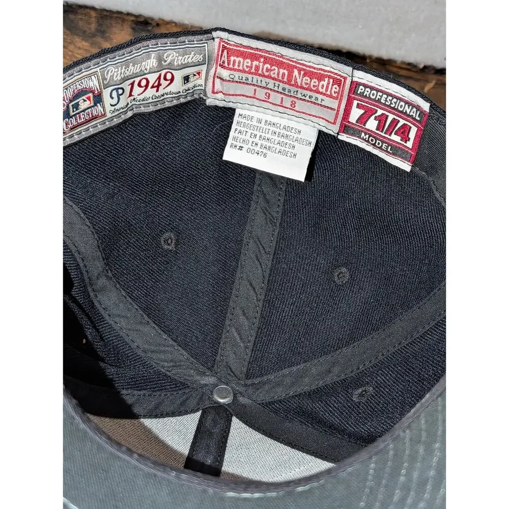 Pittsburgh Pirates Cooperstown Collection Cap By American Needle Fitted 7 1/4